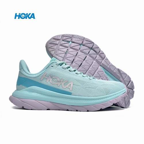 Cheap Hoka Mach 4 Men Women Running Shoes Tiffany Blue-07